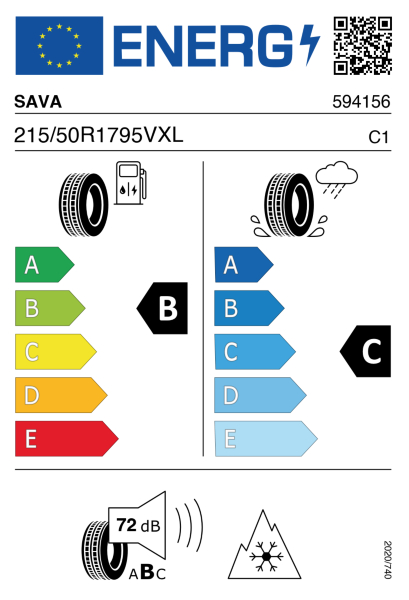 >>Etichetta Pneumatici SAVA ALLWEA 215/50 R17 95 V XL >>Etichetta Pneumatici SAVA ALLWEA 215/50 R17 95 V XL